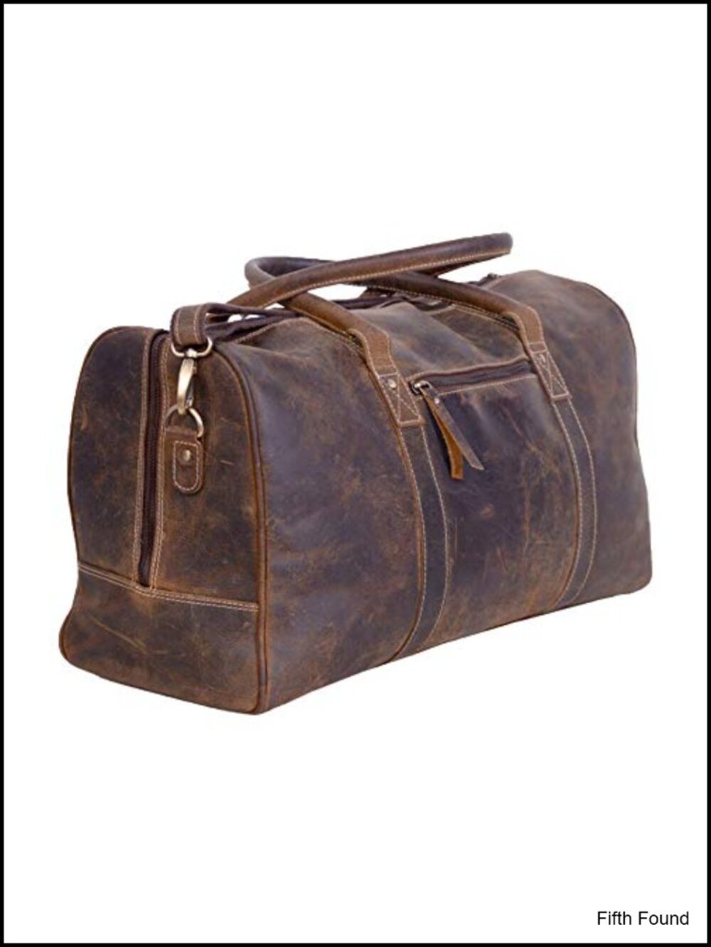 Buffalo Leather Travel Duffle Bag 20" Carry-On Gym Weekend